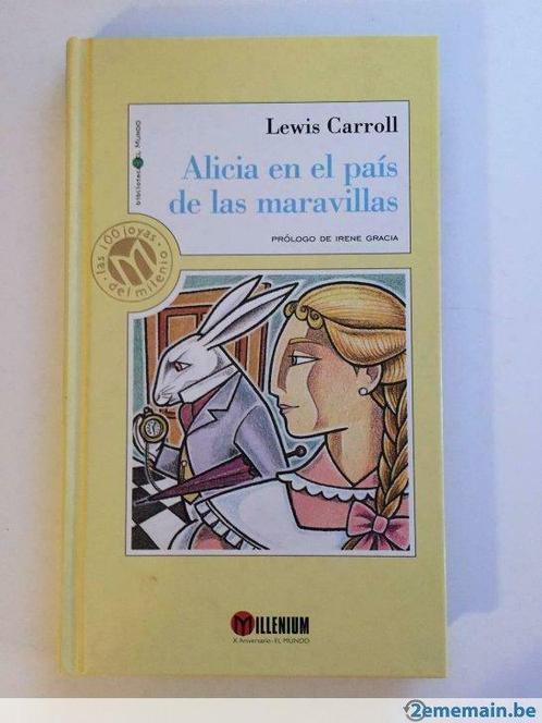 Alicia en el país de las maravillas - Lewis Carroll, Livres, Langue | Anglais, Utilisé, Enlèvement