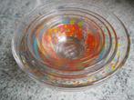 5 plats en verre emboitement gigogne, Ophalen, Kom(men), Overige stijlen, Glas