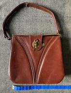 vintage handtas, Ophalen of Verzenden, Gebruikt, Bruin, Handtas
