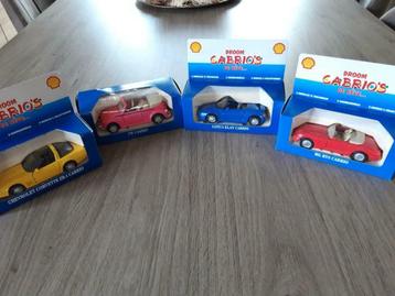 4 Cabrio Shell verzamelauto's., Enlèvement ou Envoi, Neuf, Voitures