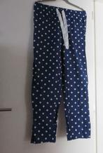 Blauwe Pyjamabroek met witte bollen - Large - Zeeman -katoen, Vêtements | Femmes, Homewear, Comme neuf, Bleu, Zeeman, Taille 42/44 (L)