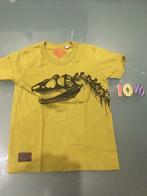 Tshirt geel dinosaurus skelet maat 104 / 4j, Kinderen en Baby's, Gebruikt, Ophalen of Verzenden