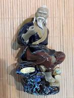 Ancienne statuette mudman shiwan chinoise céramique émaillée, Enlèvement ou Envoi