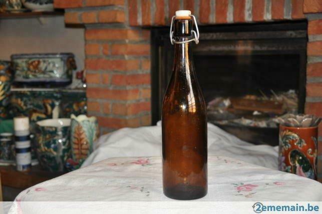 bouteille de brasserie sans marque, Verzamelen, Glas en Drinkglazen, Gebruikt, Ophalen of Verzenden