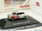 1:87 Ho Herpa Renault Clio 16V Cup 1993, Hobby & Loisirs créatifs, Voiture, Enlèvement ou Envoi, Neuf