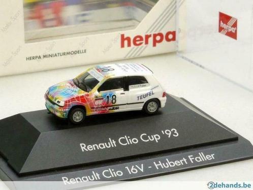 1:87 Ho Herpa Renault Clio 16V Cup 1993, Hobby en Vrije tijd, Modelbouw | Auto's en Voertuigen, Nieuw, Auto, Ophalen of Verzenden