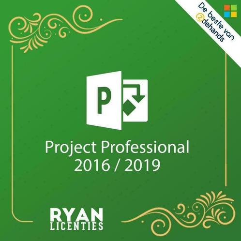 Microsoft Project Pro 2016/2019 + Origineel Licentie, Computers en Software, Office-software, Nieuw, Windows, Overige programma's