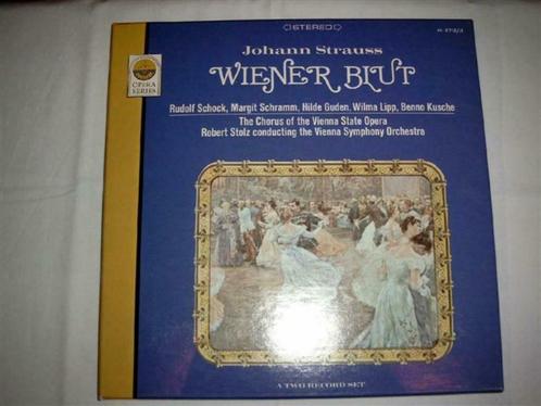 2 L.P's in box Wiener Blut; Johan Strauss, Cd's en Dvd's, Vinyl | Klassiek, Nieuw in verpakking, Ophalen of Verzenden