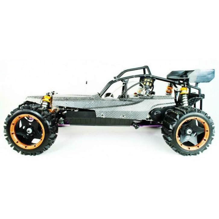79cm Grote Carbon Benzine Buggy. 90 km/h Schaal 1:5.RTR E95, Hobby en Vrije tijd, Modelbouw | Radiografisch | Auto's, Nieuw, Benzine