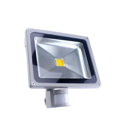 LED schijnwerper Flood Light 30W+sensor- cool white, Tuin en Terras, Buitenverlichting, Nieuw, Overige typen, Overige materialen