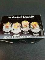 4 x seafood coctail set - servies - nieuw, Nieuw, Glas, Schaal of Schalen, Overige stijlen