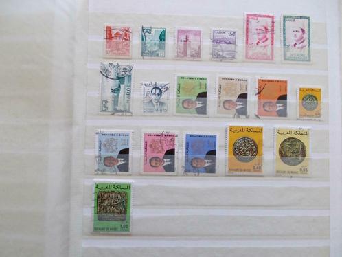 Lot de 32 timbres oblitérés Afrique du Nord, Postzegels en Munten, Postzegels | Afrika, Gestempeld, Marokko, Verzenden