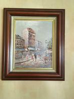 Schilderij Burnett stad, Ophalen