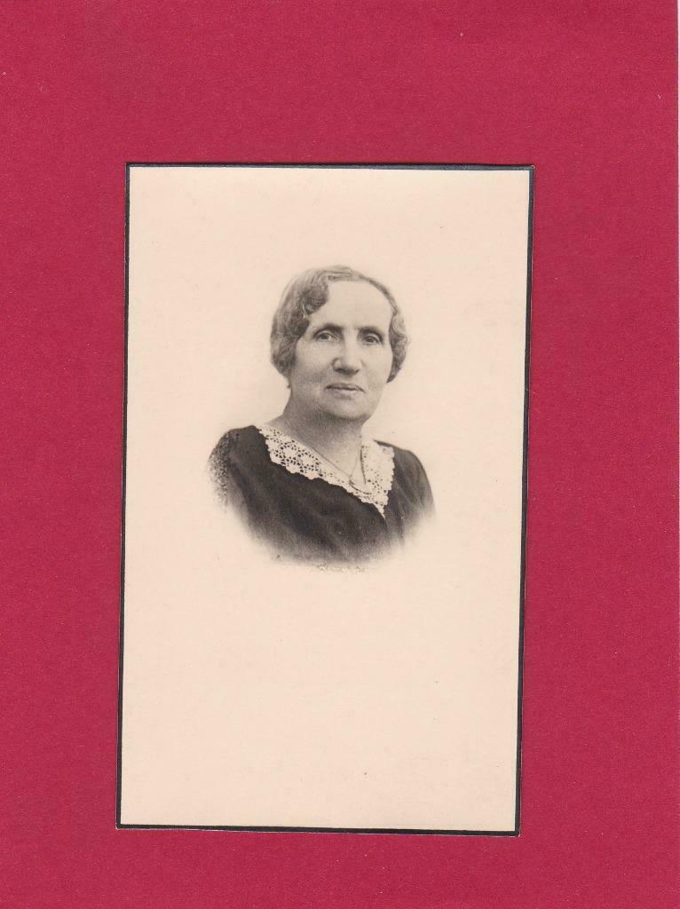 DP Marie de Ruyter, Envoi, Image pieuse