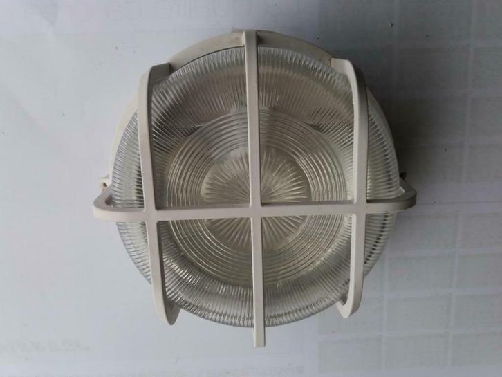 Lampe type bateau, Maison & Meubles, Lampes | Appliques, Comme neuf, Verre, Synthétique, Enlèvement ou Envoi