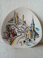 Longwy France jaren 60 keramisch bord (28cm), Antiek en Kunst, Antiek | Keramiek en Aardewerk, Ophalen of Verzenden