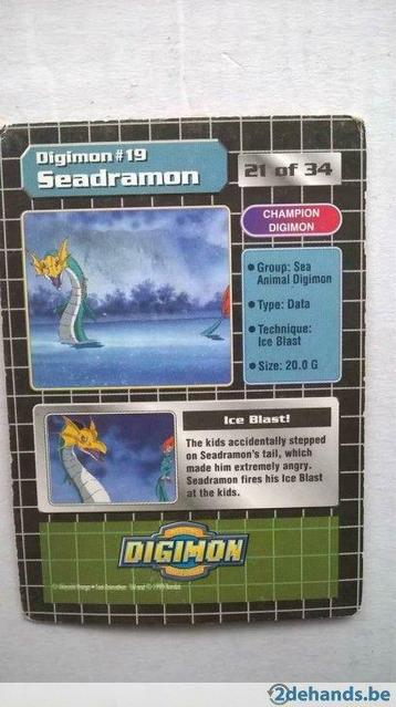 #19 Seadramon - Digimonkaart