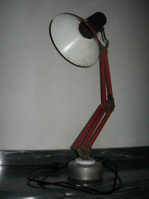 Choix entre 2 lampes de bureau., Maison & Meubles, Lampes | Lampes de table, Utilisé, Moins de 50 cm, Verre, Métal, Enlèvement ou Envoi
