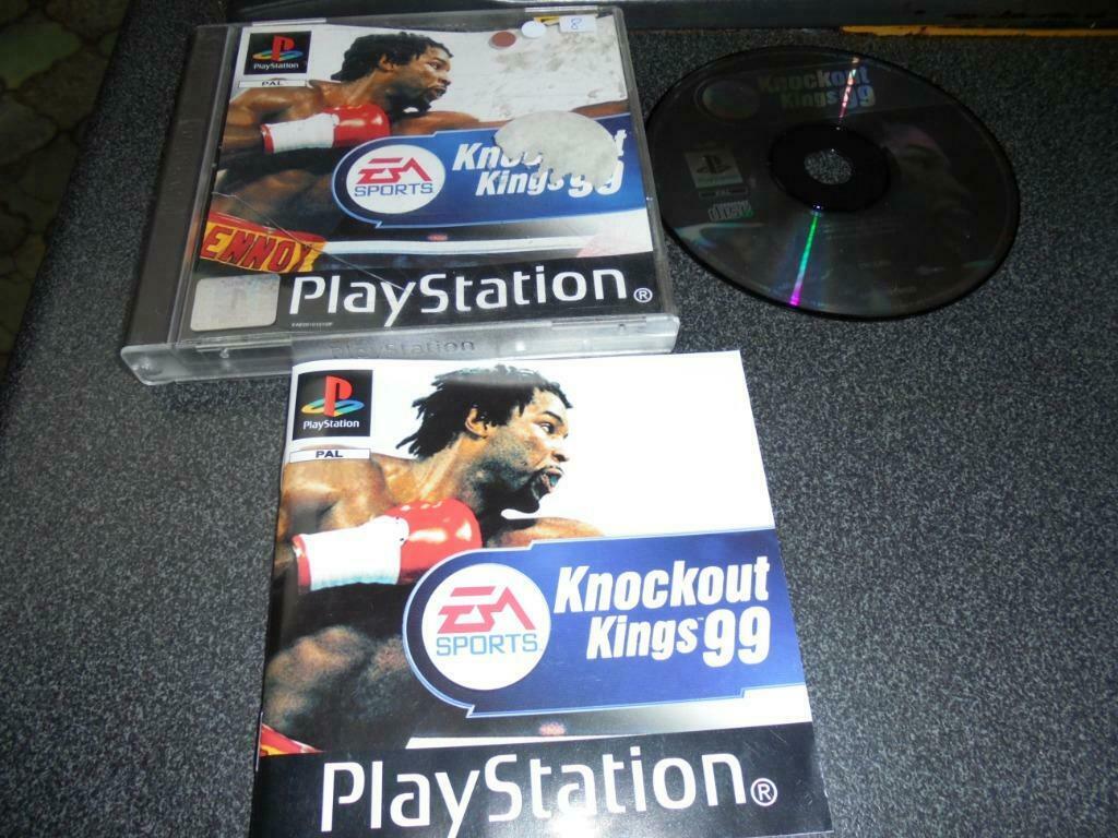 Playstation 1 Knockout kings 99 (orig-compleet), Games en Spelcomputers, Games | Sony PlayStation 1, Gebruikt, Vechten, 2 spelers