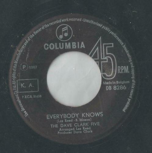The Dave Clark Five – Everybody knows / Concentration baby -, Cd's en Dvd's, Vinyl Singles, Single, Pop, 7 inch, Ophalen of Verzenden