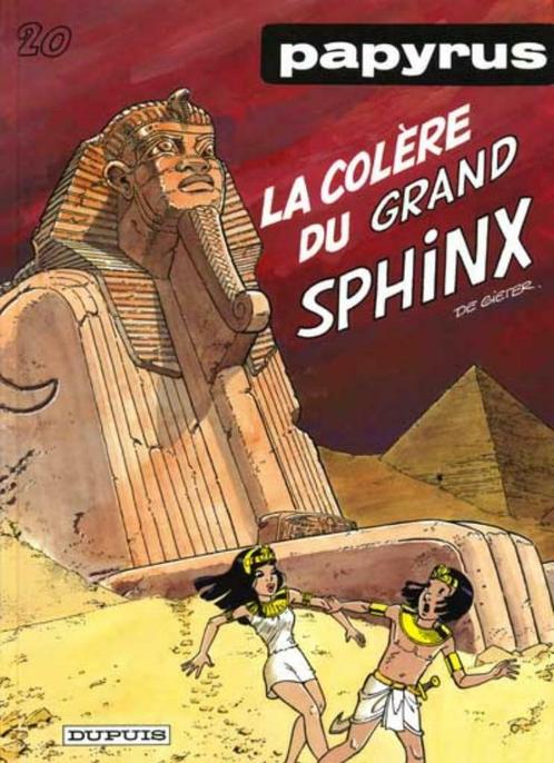 Papyrus,La colère du grand Sphinx, Première édition, Boeken, Stripverhalen, Gelezen, Eén stripboek, Ophalen of Verzenden