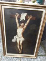 antiek schilderij  jezus Christus  op hout, Antiek en Kunst, Kunst | Schilderijen | Klassiek, Ophalen of Verzenden