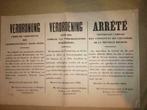 BELGIQUE - WWI - AFFICHE CHICOREE - 1915, Collections, Photo ou Poster, Autres, Enlèvement ou Envoi