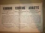 BELGIQUE - WWI - AFFICHE CHICOREE - 1915, Photo ou Poster, Autres, Enlèvement ou Envoi