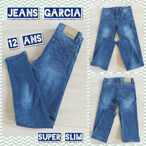 Jeans garçon-bleu-GARCIA-T.12 ans, Kinderen en Baby's, Kinderkleding | Maat 152, Zo goed als nieuw, Jongen, Broek, Ophalen of Verzenden