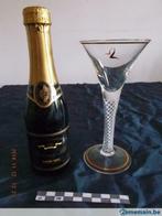 Flûte à Champagne en Cristal avec Liseré or., Enlèvement ou Envoi