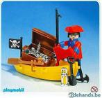 Playmobil 3570; Piraat + roeiboot (1979), Enfants & Bébés, Jouets | Playmobil, Ensemble complet, Utilisé, Enlèvement ou Envoi