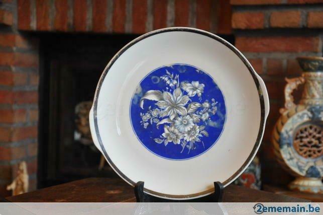 plat a tarte bouquet bleu central, Enlèvement ou Envoi