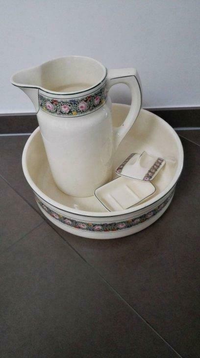 Antieke lampetset, Antiek en Kunst, Antiek | Keramiek en Aardewerk