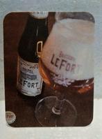 Vintage Bierviltje Lefort Tripel - Mooie staat, Verzamelen, Biermerken, Viltje(s), Overige merken, Ophalen of Verzenden, Zo goed als nieuw