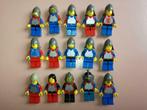 lego ridders met borstplaat minifigs kasteel castle - lot A, Lego, Utilisé, Enlèvement ou Envoi