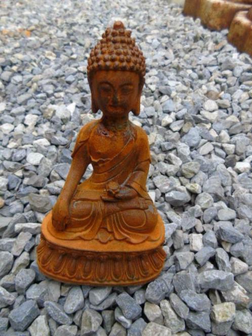 bouddha en fonte pat rouillé , nouveau !, Maison & Meubles, Accessoires pour la Maison | Statues de Bouddha, Enlèvement ou Envoi