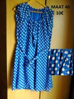 Blauwe polkadot zomerjurk maat 46 Yessica, Blauw, Yessica, Maat 46/48 (XL) of groter, Nieuw