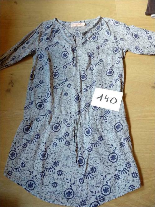 lichtblauwe tuniek mt 140, Kinderen en Baby's, Kinderkleding | Maat 140, Gebruikt, Meisje, Overhemd of Blouse, Ophalen of Verzenden
