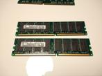 Samsung 2x 512MB DDR PC3200 CL3, Computers en Software, Ophalen of Verzenden, Zo goed als nieuw, DDR, 1 GB of minder