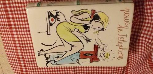 Vintage spaarpot in de vorm van een boek, Antiek en Kunst, Antiek | Porselein, Ophalen of Verzenden