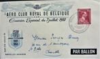 FDC- BELGIË- AERO CLUB DE BELGIQUE (ERG ZELDZAME COVER), Timbres & Monnaies, Avions, Affranchi, Enlèvement ou Envoi