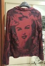 veste Desigual noire rouge Christian Lacroix Marilyn Monroe, Comme neuf, Noir, Taille 38/40 (M), Enlèvement ou Envoi