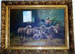 Peinture signée de Paul Schouten (1860-1922), de 113 X 82 cm, Antiek en Kunst, Ophalen
