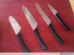Jeu 4 Couteaux de Cuisine, Maison & Meubles, Utilisé, Enlèvement ou Envoi