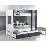 Stapelbed met opbergruimte 90x190, Ophalen of Verzenden, Nieuw, Tweepersoons, Blauw