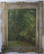 Schilderij: Franz Courtens getiteld Sous-Bois ( 130 x 110 cm