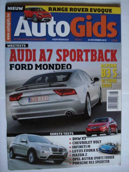 AutoGids 811 Audi A7 Sportback/Alpina B3 S/Evoque/Chevrolet, Boeken, Auto's | Folders en Tijdschriften, Zo goed als nieuw, Algemeen