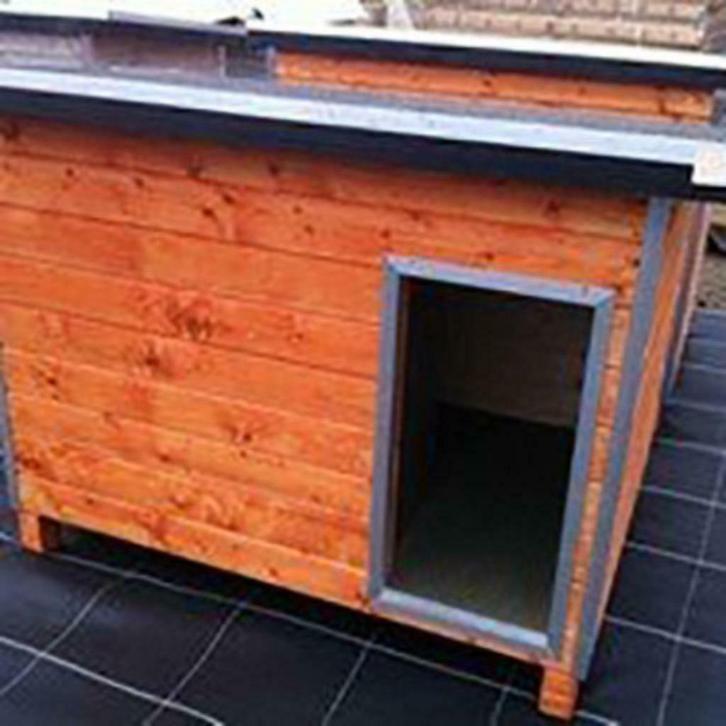 Hondenhok Wood 3 bruin ISO, Dieren en Toebehoren, Hondenhokken, Nieuw, Hondenhok, 65 tot 100 cm, 110 cm of meer, Ophalen of Verzenden