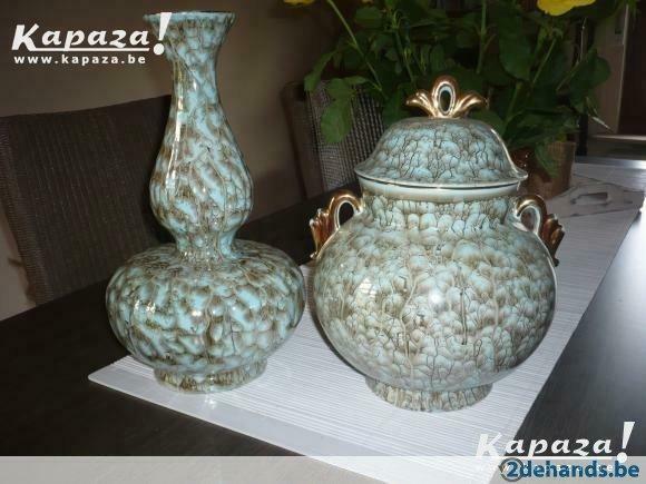 Mooie blauwe vazen, Antiek en Kunst, Antiek | Keramiek en Aardewerk