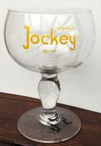 bier brouwerij glas Gévé Jockey Braine-l'Alleud gele tekst S, Collections, Comme neuf, Enlèvement ou Envoi